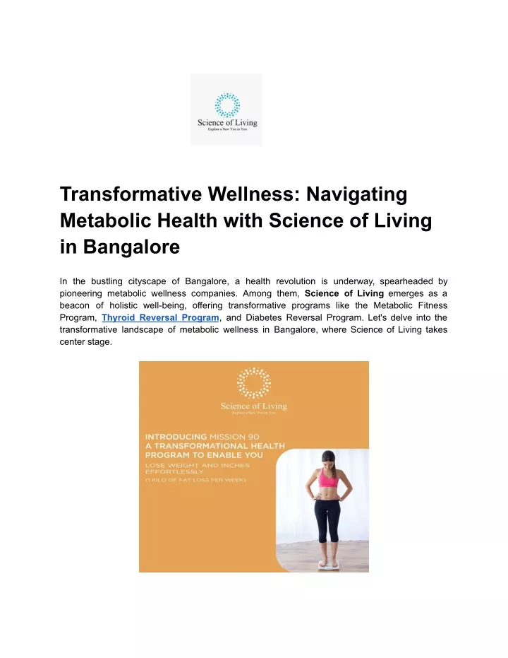 transformative wellness navigating metabolic