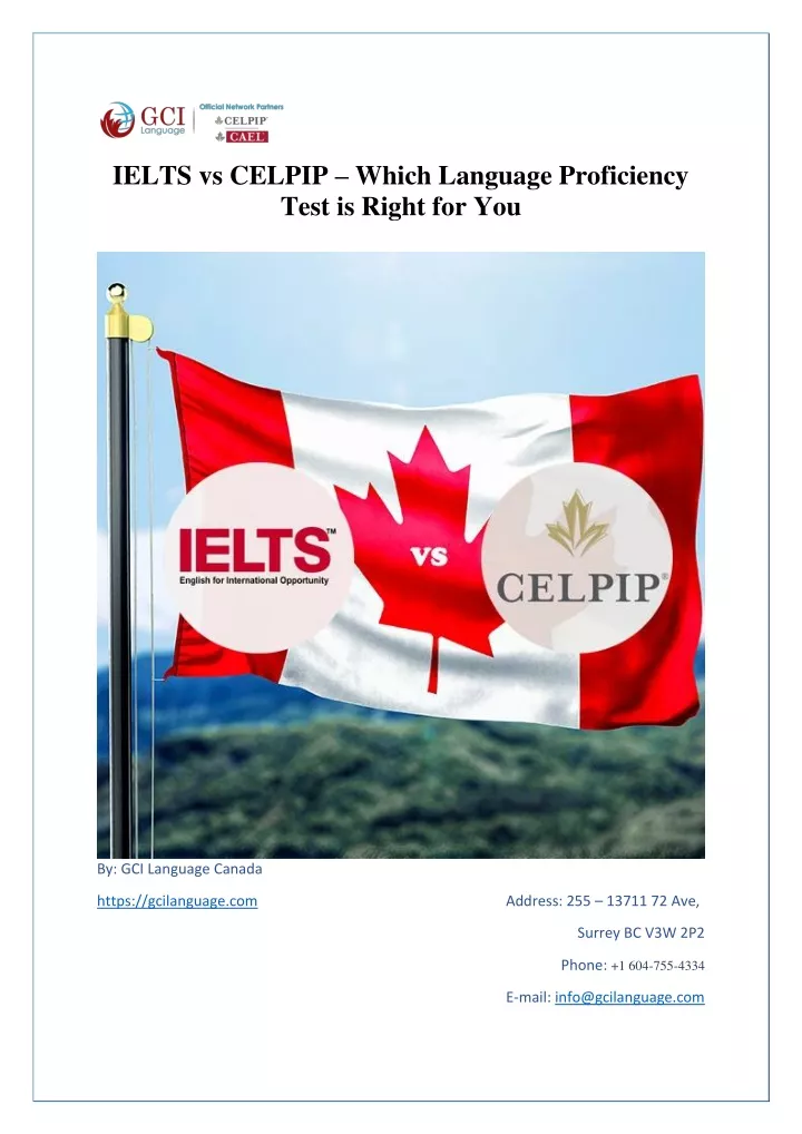 ielts vs celpip which language proficiency test