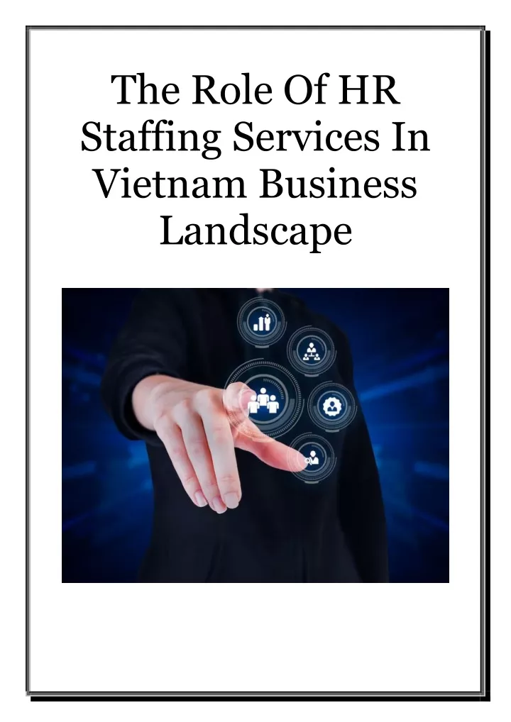 the role of hr staffing services in vietnam