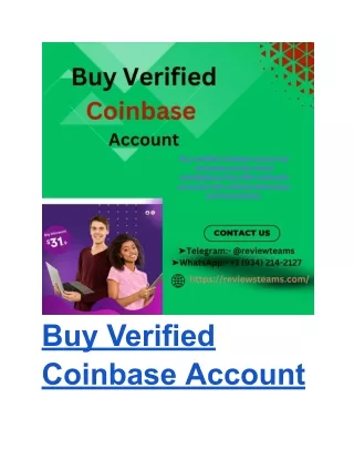 Buy Verified Coinbase Account