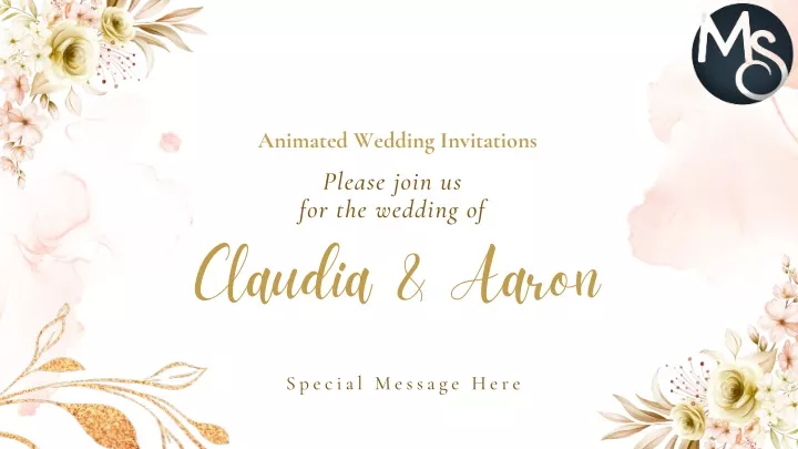 animated wedding invitations