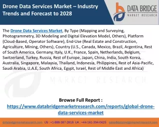 drone data services market industry trends