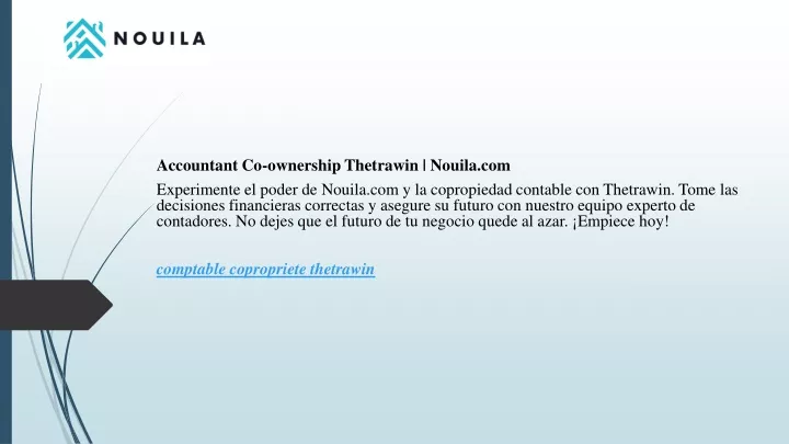 accountant co ownership thetrawin nouila