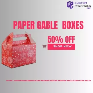 paper gable boxes 50 off