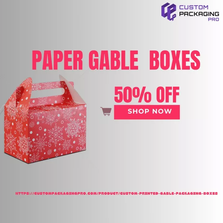 paper gable boxes 50 off