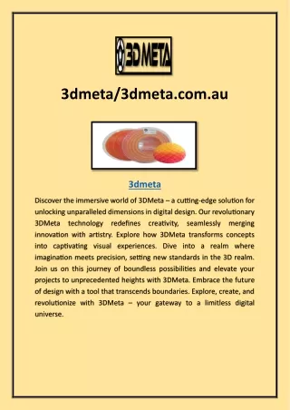 3dmeta 3dmeta com au