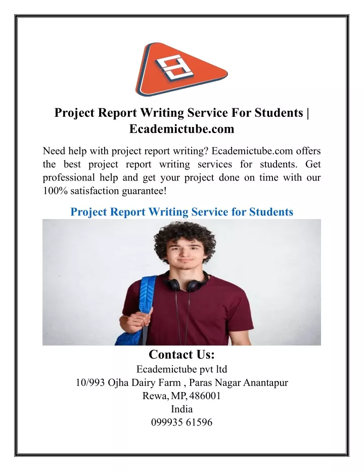 project report writing service for students