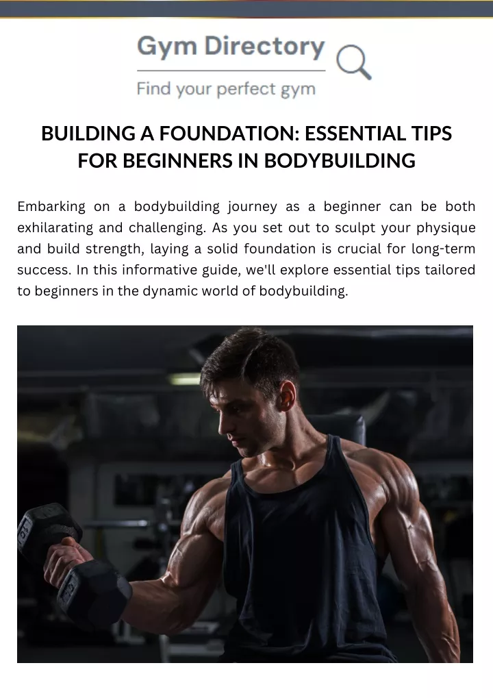 building a foundation essential tips