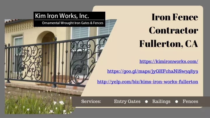 iron fence contractor