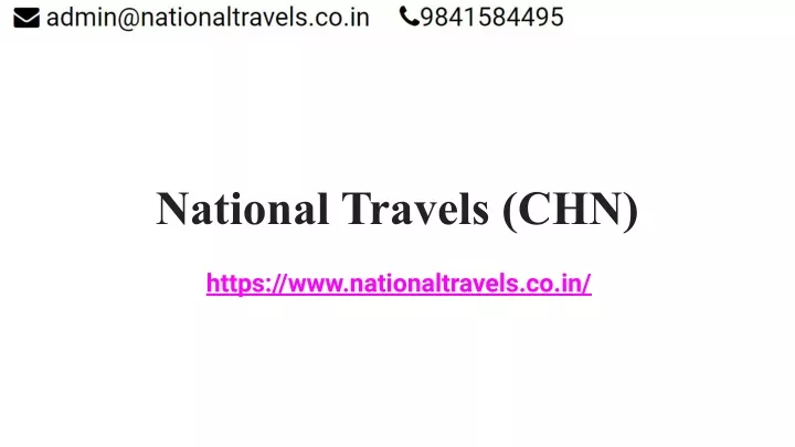 national travels chn