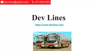 Dev Lines