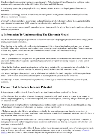 the eformula ecommerce dog training program