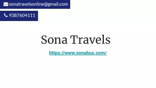 Sona Travels