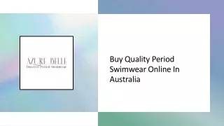 Buy Quality Period Swimwear Online In Australia