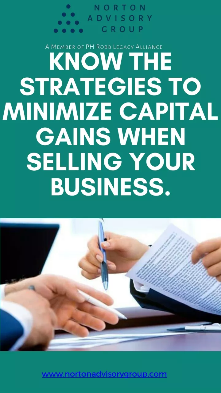 know the strategies to minimize capital gains