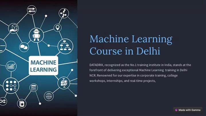 machine learning course in delhi