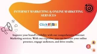 Internet Marketing Services in Chennai | Clicktots Technologies
