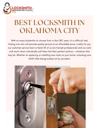 Locksmith Around The Clock OKC-Oklahoma City Locksmith