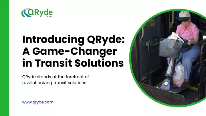 introducing qryde a game changer in transit