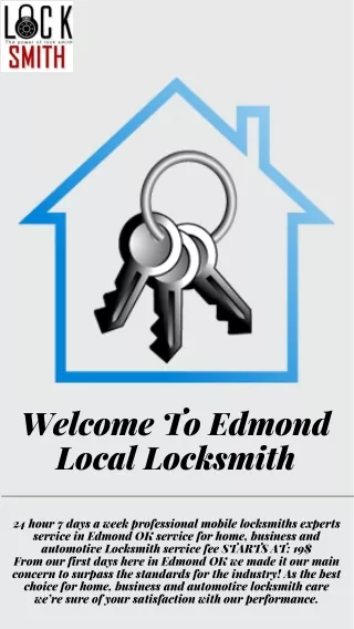 Edmond Local Locksmith-Locksmith Edmond Oklahoma