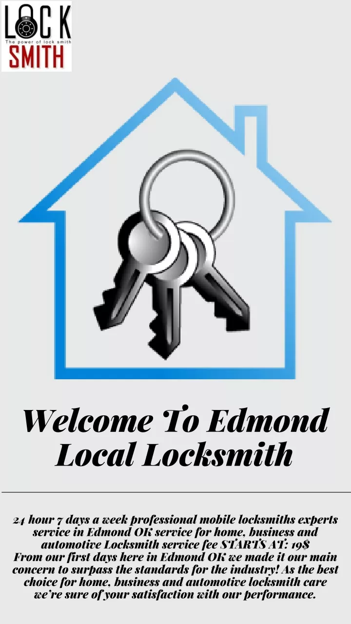 welcome to edmond local locksmith