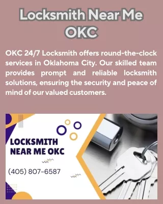 Locksmith Near Me OKC-Automotive Locksmith OKC