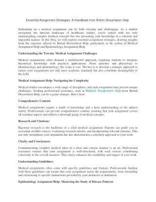 essential assignment strategies a handbook from