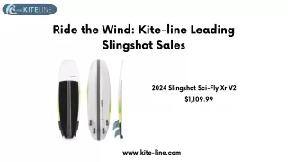 Ride the Wind Kite-line Leading Slingshot Sales