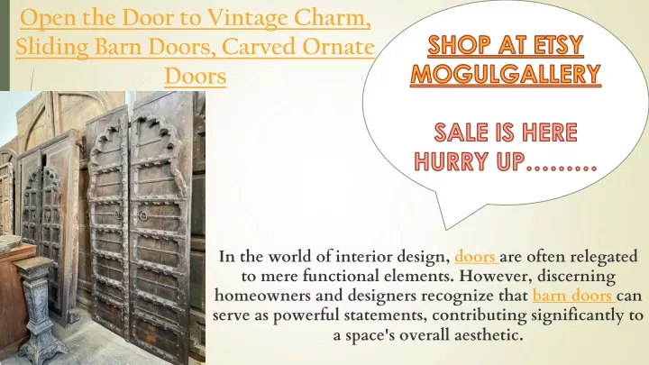 open the door to vintage charm sliding barn doors