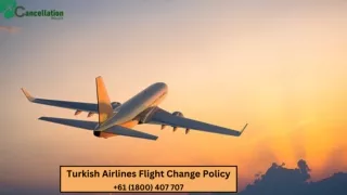 Turkish Airlines Flight Change