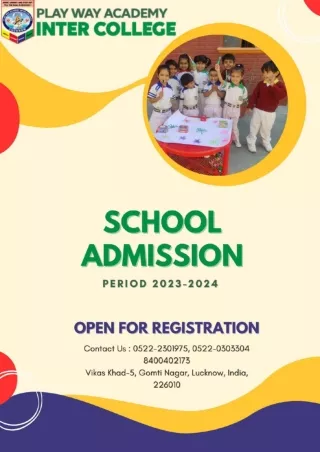 Best English Medium School in Lucknow- playwayacademy- PDF