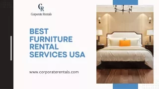Best Furniture Rental Services in the USA