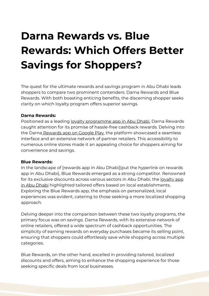 darna rewards vs blue rewards which offers better