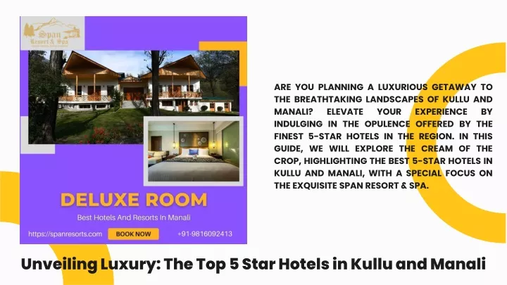 are you planning a luxurious getaway