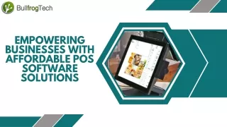 Empowering Businesses with Affordable POS Software Solutions