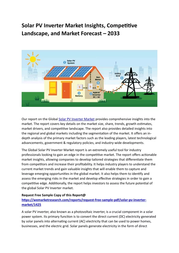 solar pv inverter market insights competitive