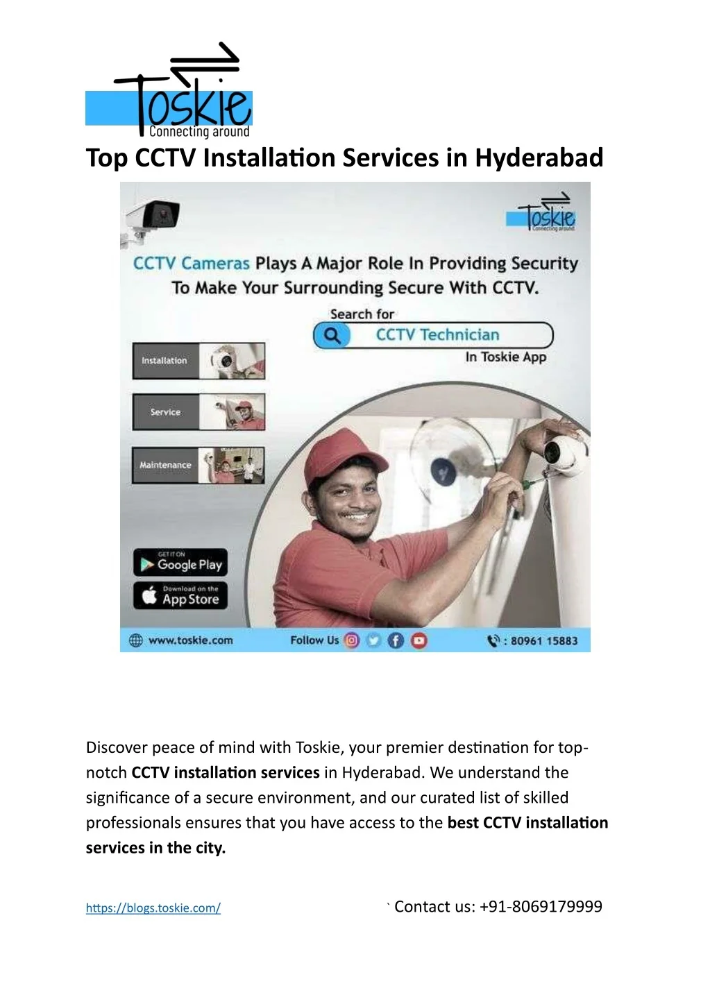 PPT - Top CCTV Installation Services in Hyderabad PowerPoint ...