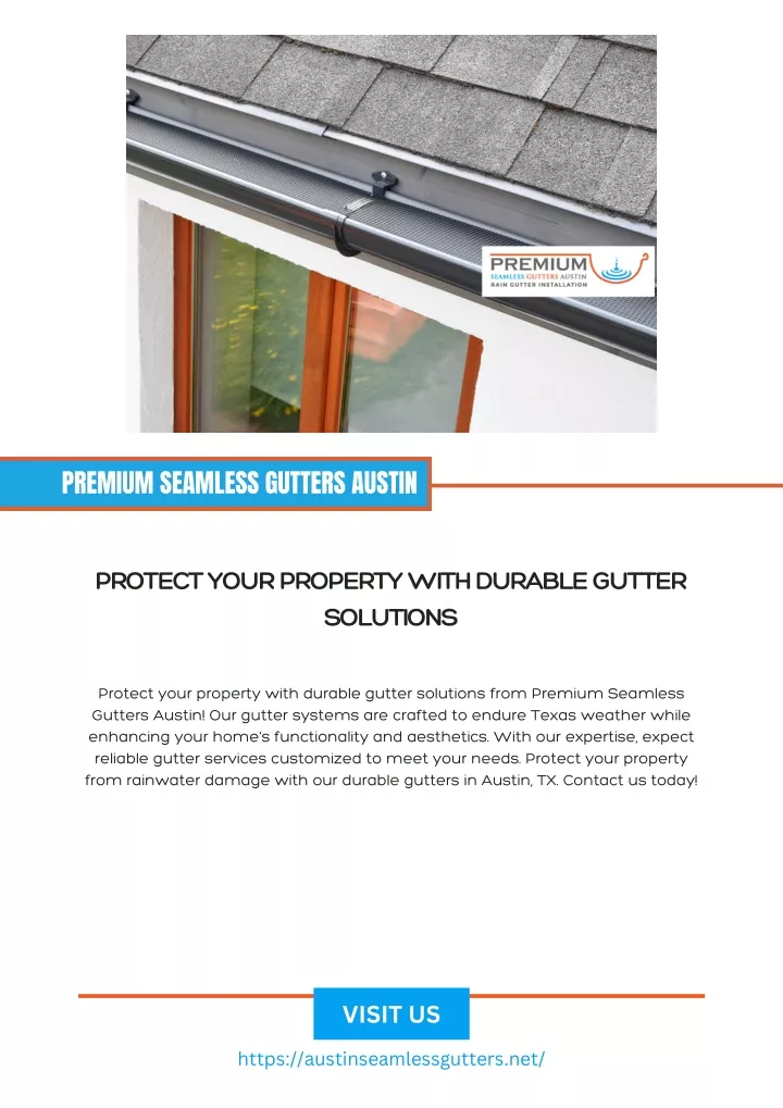 premium seamless gutters austin