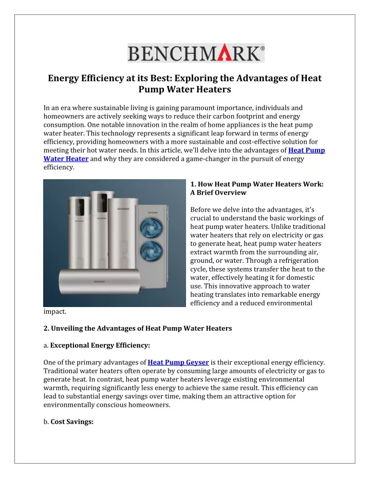 energy efficiency at its best exploring