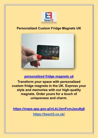 personalized custom fridge magnets uk