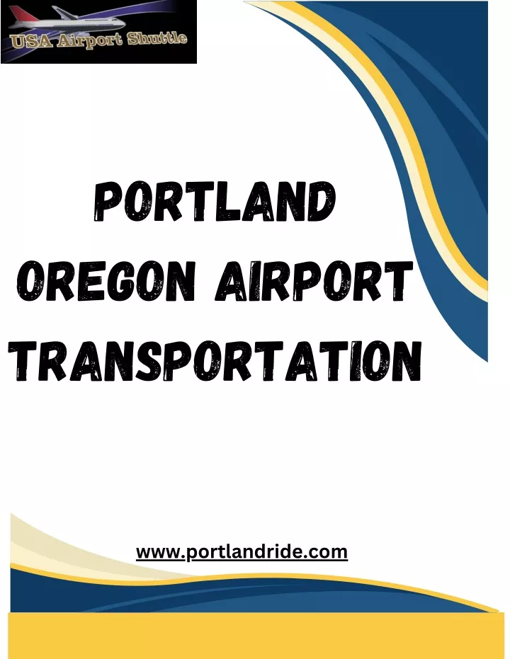 portland oregon airport transportation