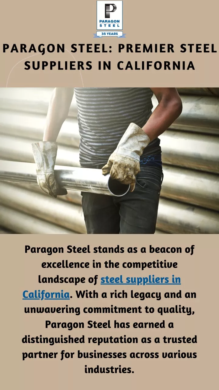 paragon steel premier steel suppliers