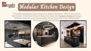 modular kitchen design