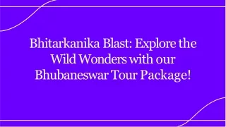 Bhitarkanika Tour And Travel Packages In Bhubaneswar Krishpyangelholidays.