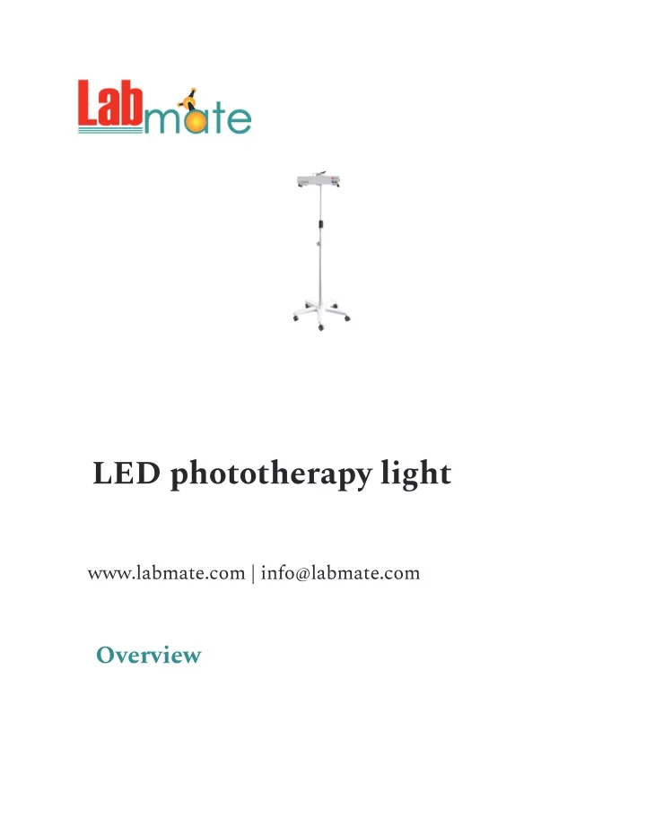 led phototherapy light