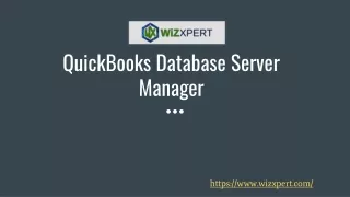 How To Install & Run QuickBooks database server manager?