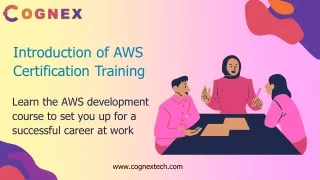 Cognex-Technology |AWS certification Training Institute in Chennai