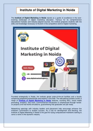 Institute of Digital Marketing in Noida