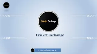 Cricket Exchange App Download