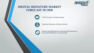 Digital Signature Market Key Expansion Strategies 2030